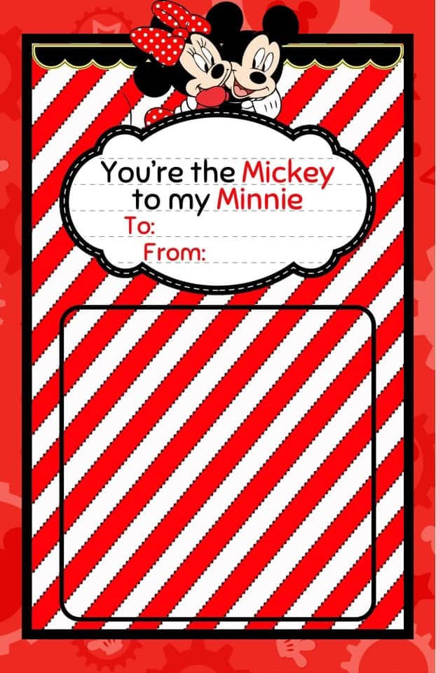 Jumbo Valentine Cards Template